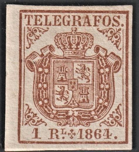 Spain Isabella Ii Telegraphs R Chestnut Catawiki