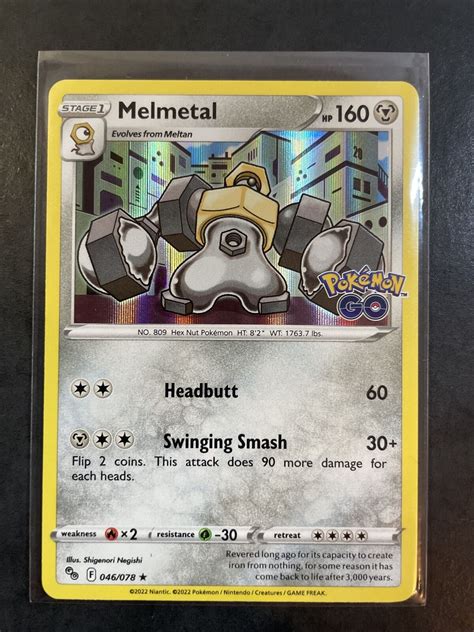 POKEMON GO MELMETAL 046 078 HOLO RARE NM Pokémon TCG eBay