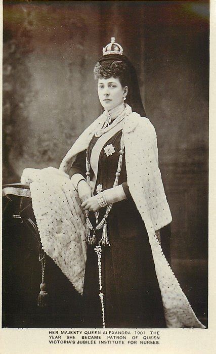 HER MAJESTY QUEEN ALEXANDRA 1901 THE YEAR SHE BECAME PATRON OF QUEEN