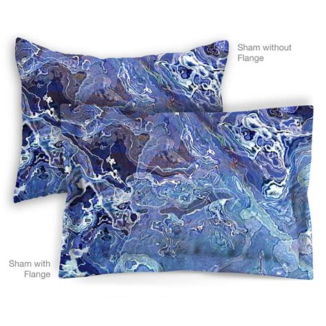 Abstract Art Pillow Shams Standard And King Contemporary Bedding