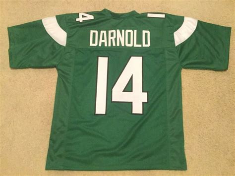 Sam Darnold UNSIGNED CUSTOM Sewn Stitched Green Jersey - M, L, XL, 2XL ...