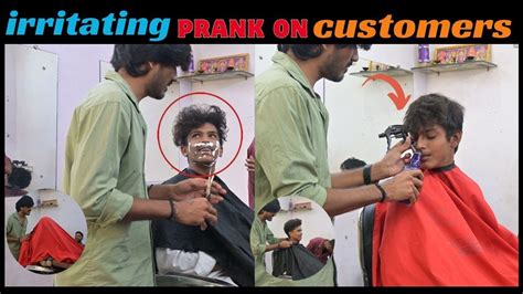 IRRITATING Prank On Customers At Barbar Shop Went Wrong Crazy