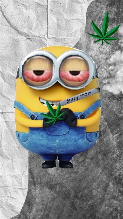 minions can get high too. #meme #vintage #moodboard #minion #joke #weed #aesthetic #cottagecore ...