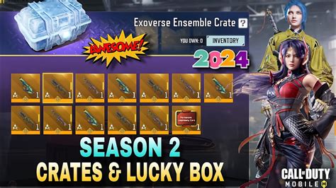 Season All Crates Lucky Box New Legendary Crate New