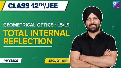 Geometrical Optics Class Physics Total Internal Reflection Jee