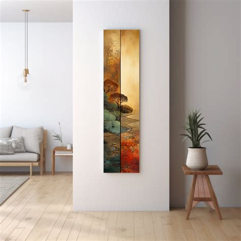 Long Narrow Wall Art Tall And Thin Canvas Wall Art Modern Wall Art