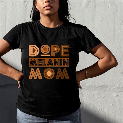 Dope Melanin Mom Svg Black History Svg African American Sv Inspire