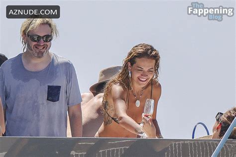 Rita Ora Sizzles In Silver Bikini On Ibiza Getaway With Taika Waititi Aznude
