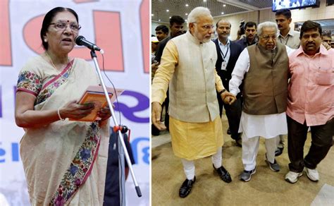 Photos: Modi, BJP's top brass attend Anandiben Patel's swearing in ...