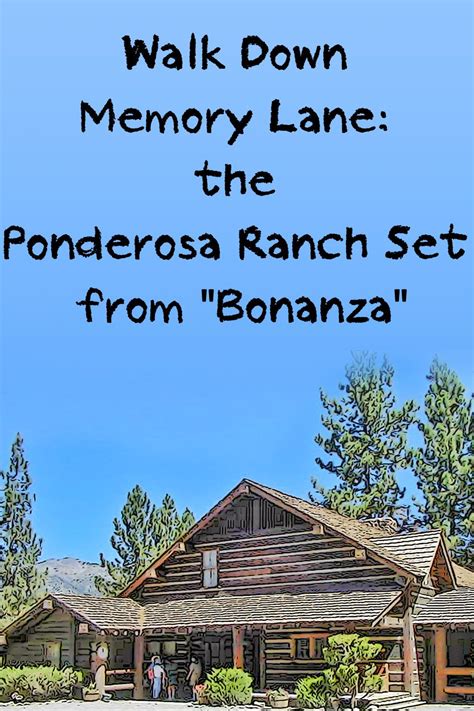 √ Bonanza Ponderosa Ranch House Plans