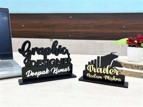 Unique Customized Professional Office Desk Name Plate Incredible Gifts