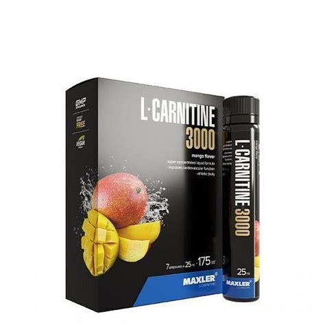 L-Карнитин Maxler L-Carnitine 3000 Shots - 25 мл