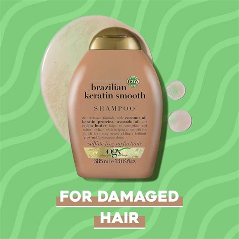 OGX Ever Straightening+ Brazilian Keratin Therapy Shampoo, 385ml Buy ...