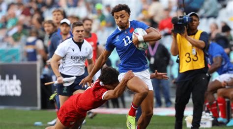 Coupe du monde de rugby à 7 Les Bleus battus en quarts de finale par