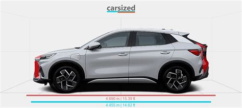 Dimensions Byd Atto Present Vs Toyota Bz X Present