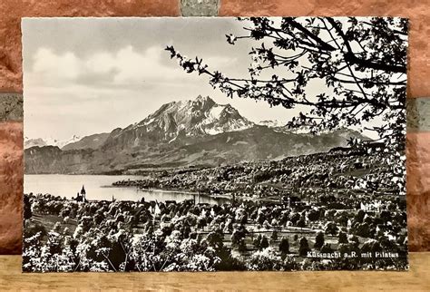 Alte Foto AK Küssnacht am Rigi Pilatus Vierwaldstättersee Kaufen