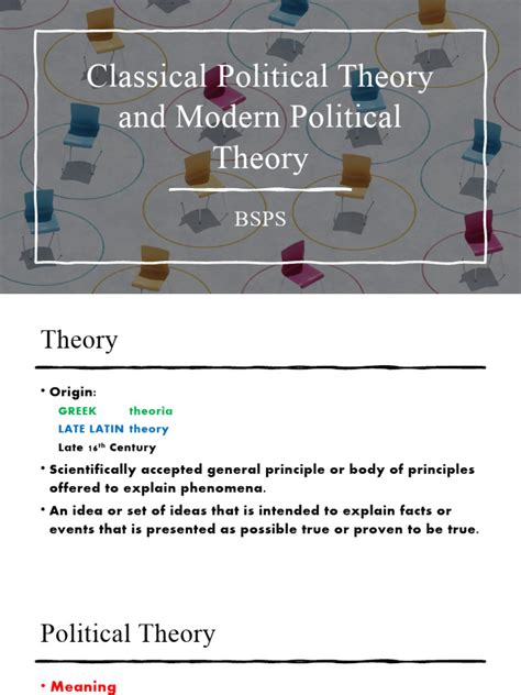 Week 2 Classical Political Theory And Modern Political Theory