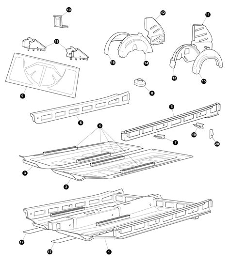 Karosseriebleche Innen Schweller Und Fahrzeugboden Ersatzteile F R