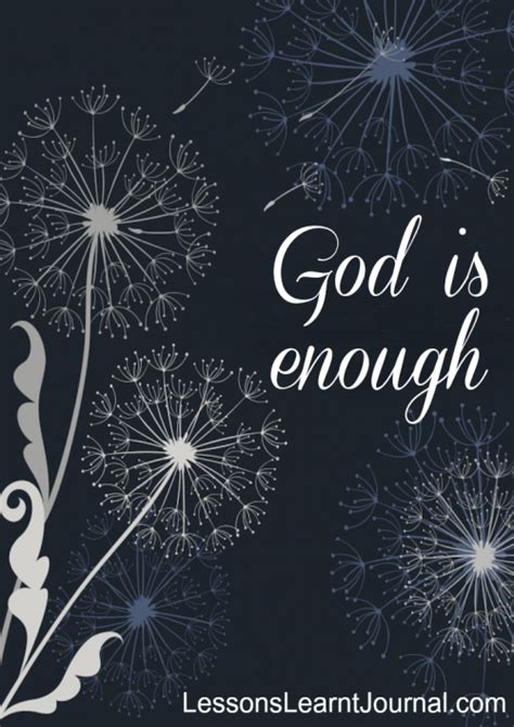 God is Enough