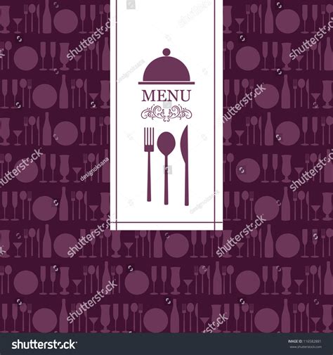 Vector Restaurant Menu Stock Vector (Royalty Free) 116582881