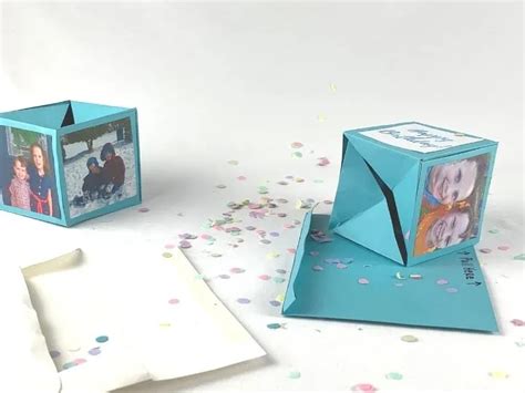 Explosion Cards How To Make A Pop Up Box Chaotically Yours