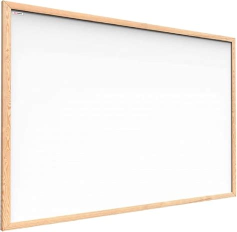 ALLboards Tableau Blanc Magnétique Effaçable à Sec avec Cadre en Bois