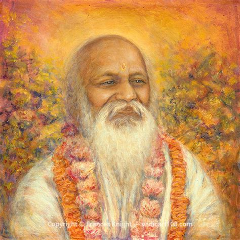 Maharishi Mahesh Yogi - Square Portrait | Vedic Art 108