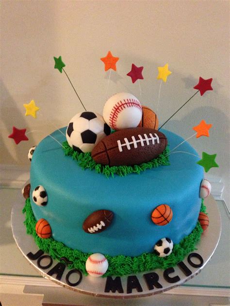 Sports Birthday Cakes Sport Cake Netes Custom Cake Design Pinterest