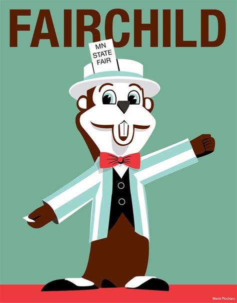 365 Projects: Fairchild Minnesota State Fair - MN Roadside Attraction Travel Poster