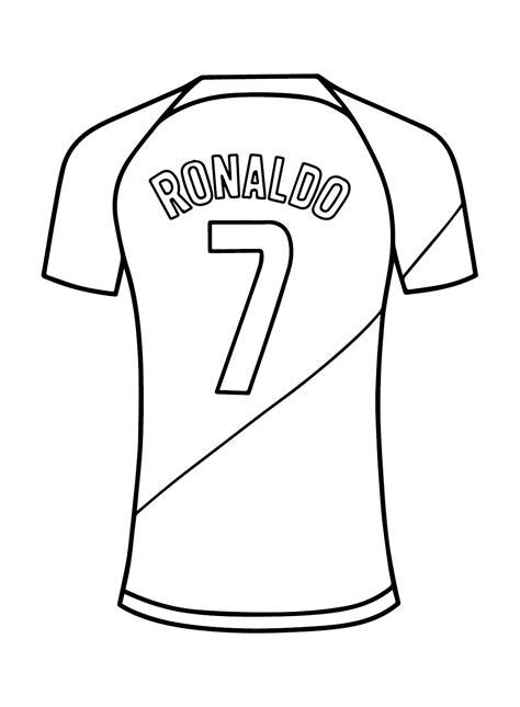 Cristiano Ronaldo Coloring Pages Printable For Free Download