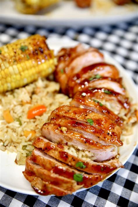 Rice Stuffed Pork Chops - Out Grilling