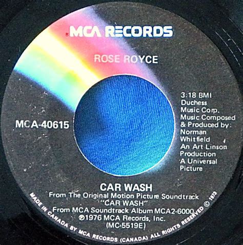 Rose Royce – Car Wash (1976, Vinyl) - Discogs