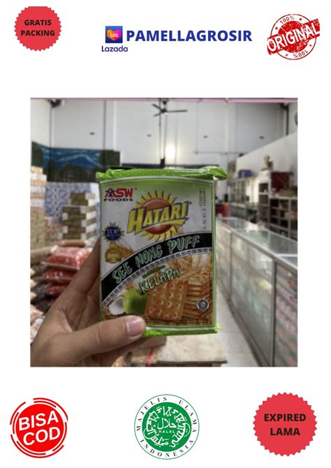 HATARI ASW FOODS SEE HONG PUFF MALKIST RASA KELAPA 260g Lazada