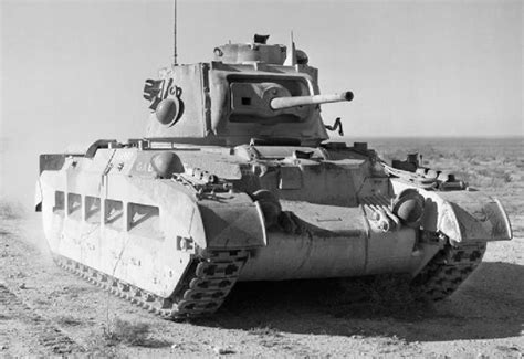 Photo Matilda Tank Of The Uk 7th Royal Tank Regiment In North Africa