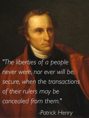 Patrick Henry Quotes On Government. QuotesGram