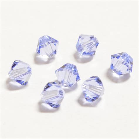 Provence Lavender 4mm Swarovski Xilion Bicones Sterling Jewelry Supply