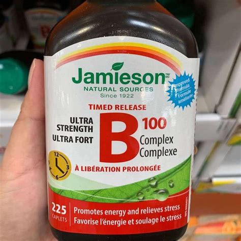 Jamieson Times Release B100 Complex 225 Caplets Lifeplus Natural Health