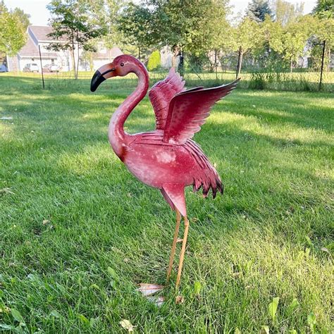 Pink Flamingo Yard Decorations Etsy