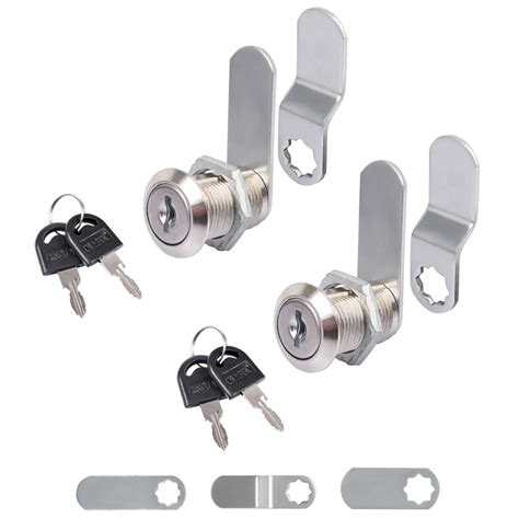 2 Set Cabinet Cam Locks With Keys 5 8 In Cylinder For RV Camper Drawer