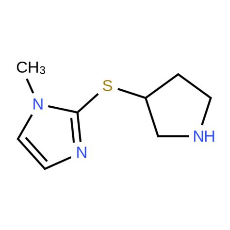 1249715 42 1 1 Methyl 2 Pyrrolidin 3 Ylsulfanyl 1h Imidazole Ambeed