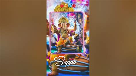 Ganapati Bappa Moriya 💐🙇🌍 ️🚩 Ganesh Telugu Video India Youtube