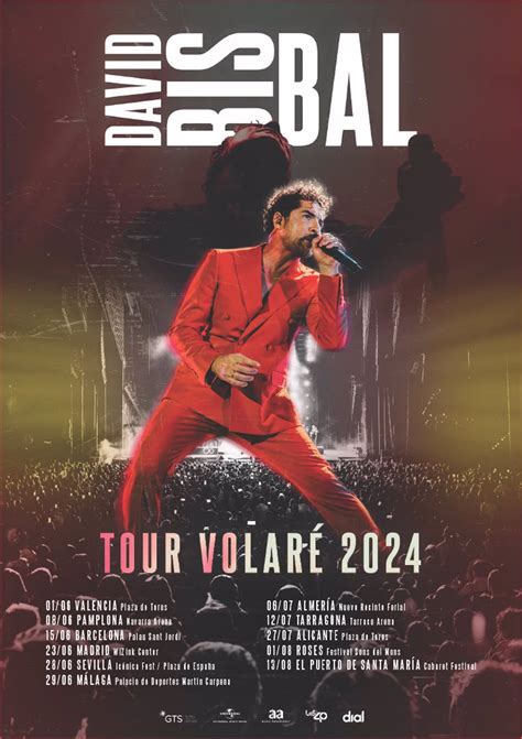 David Bisbal actuará en Pamplona el 8 de junio con su Tour Volaré 2024