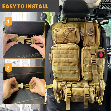 Bolsa Universal Molle Para Panel De Veh Culo Organizador De