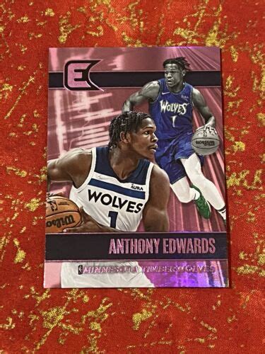 2021 22 Panini Chronicles Essentials Pink 307 Anthony Edwards