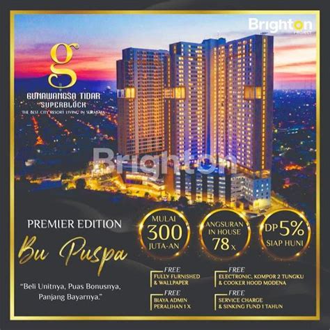 APARTEMEN PUSAT KOTA READY UNIT GUNAWANGSA TIDAR PREMIER EDITION