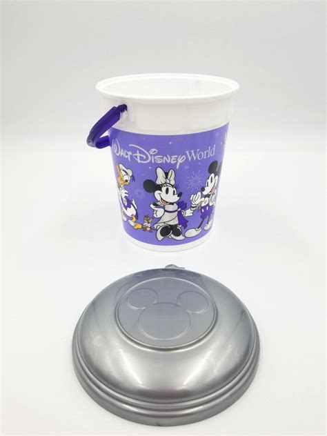 Disney Anniversary Popcorn Bucket Walt Disney Collectible w Lid ...