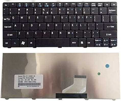 US Black New English Replace Laptop Keyboard For Gateway EM350 N55C ZE7