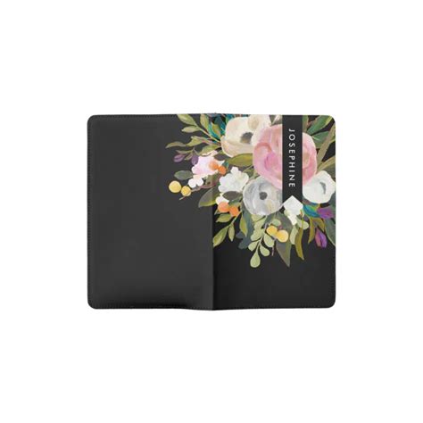 Painted Floral Blooms Personalized Moleskine Cover | Zazzle