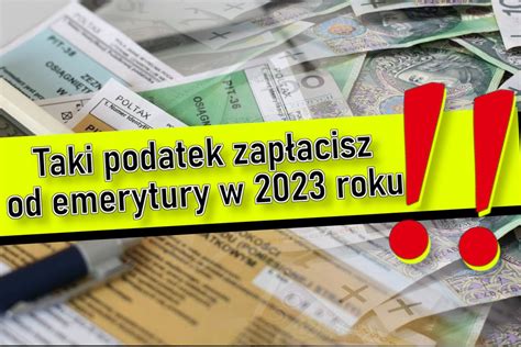 Waloryzacja emerytur 2023 więcej emerytów zapłaci podatek od