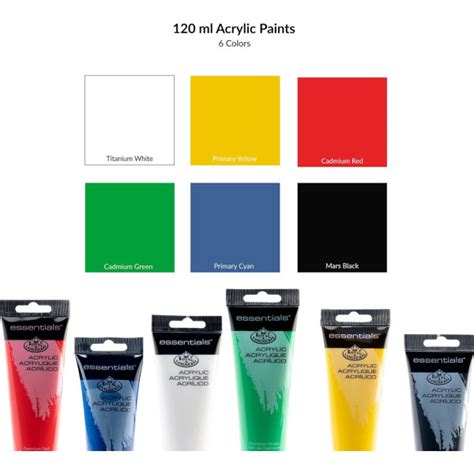 Peinture Acrylique Royal Langnickel Pack Tubes Ml Couleurs